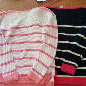 2 Gap KIDS chunk knit cotton sweaters